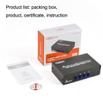 FJGEAR FJ-401AV Lotus Head Interface 4-Wege AV Audio- und Video-Umschalter, FJ-401AV – Bild 6