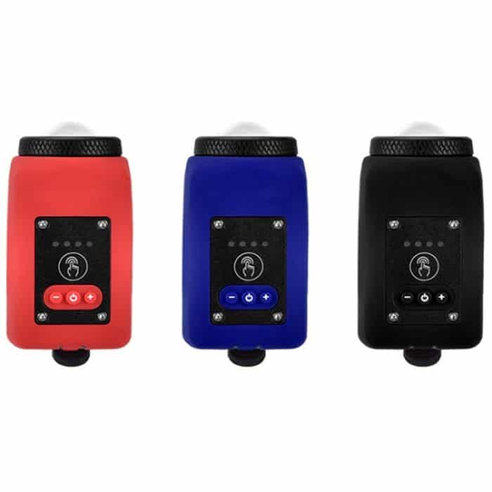 2-in-1-Fahrradklingel, wiederaufladbar, wasserdicht, hohe Dezibel-Klingel mit Highlight-Licht, Black, Red, Blue – Bild 2