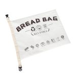 Baumwoll-TPU-Brotbeutel mit wiederverwendbarer Aufbewahrungstasche mit Verschluss, Bread Bag White, Bread Bag Beige