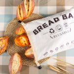 Baumwoll-TPU-Brotbeutel mit wiederverwendbarer Aufbewahrungstasche mit Verschluss, Bread Bag White, Bread Bag Beige – Bild 5