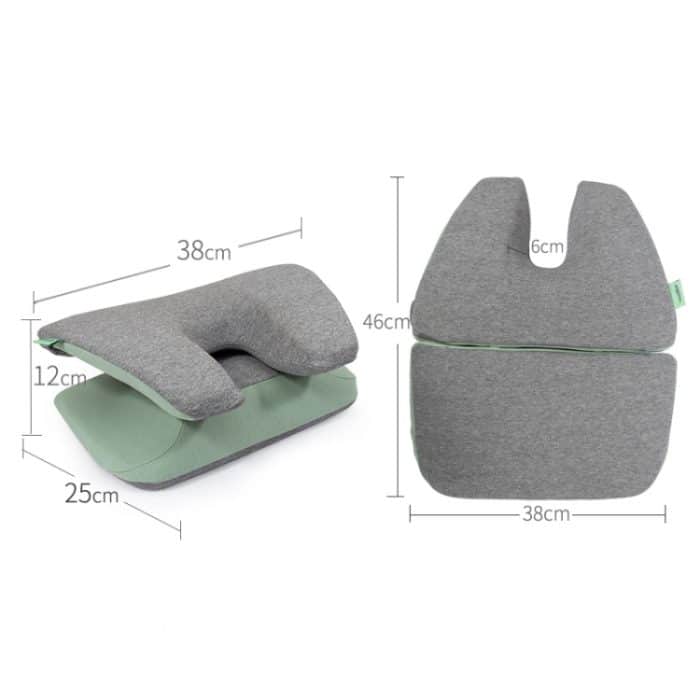 Faltbares Nickerchenkissen aus Memory-Baumwolle, Taillenkissen – Bild 3