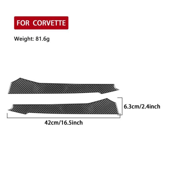 For Chevrolet Corvette C8 2pcs /Set Front Vent Sticker – Bild 3