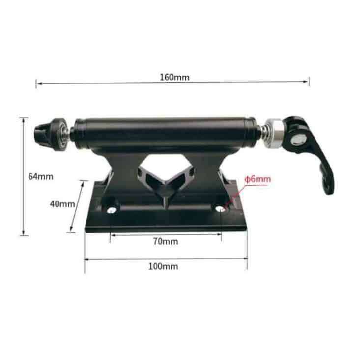 Fahrrad-Gepäckträger-Vordergabel, lässt sich der feste Clip schnell entfernen, RC02 Black, RC02 Blue, RC010 Rear Wheel Fixed Seat – Bild 3