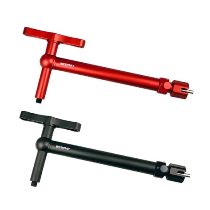 BIKERSAY Fahrrad-Laufradsatz hinten Änderung Lug Tail Hook Korrekturwerkzeug, BT053S Red, BT053S Black – Bild 2