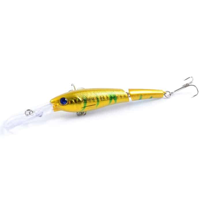 6 Stück M0208 13,3 cm/13,4 g Köder Bionic Multi-Section Mino Fake Lure Kunststoffköder, M0208 1, M0208 2, M0208 3, M0208 4, M0208 5, M0208 6 – Bild 1