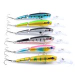 6 Stück M0208 13,3 cm/13,4 g Köder Bionic Multi-Section Mino Fake Lure Kunststoffköder, M0208 1, M0208 2, M0208 3, M0208 4, M0208 5, M0208 6 – Bild 2
