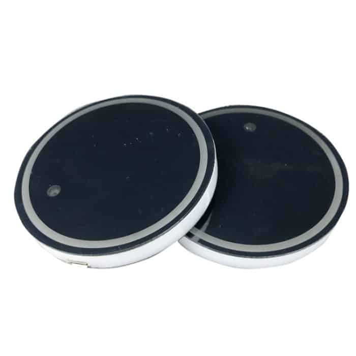 1 Paar Automotive LED bunte leuchtende Wasserachterbahn Acryl Auto Tasse Tank Atmosphäre Lampe, Star Model – Bild 2