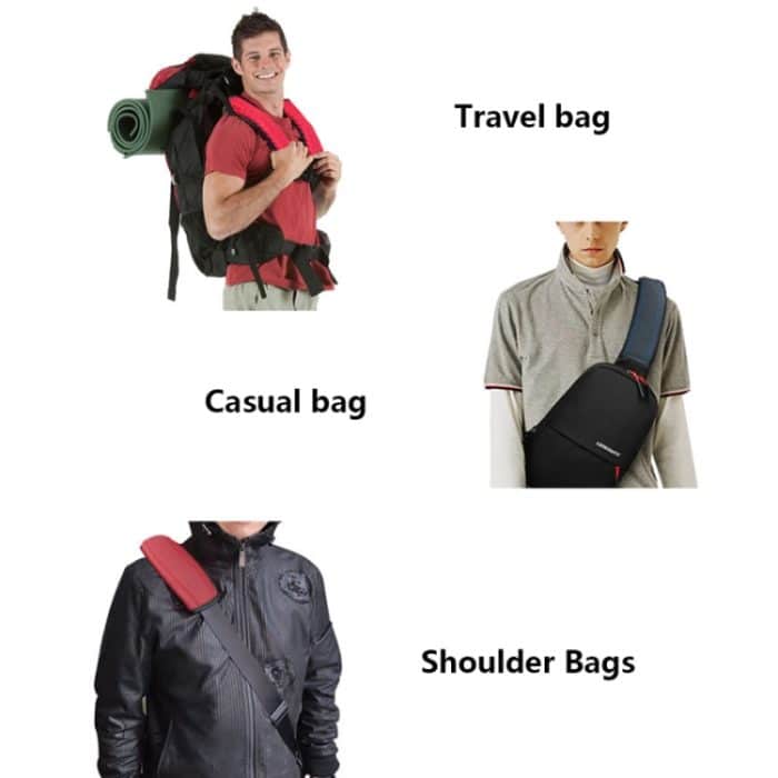 Geprägter Schulterschutz für Autositzgurte aus Faserleder, 6.5X23cm – Bild 3