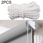 Shutter Jalousien Vorhangzubehör 4,5 x 6 mm Mirabilis-Perlen, 2PCS 10m Bead Chain White Beads