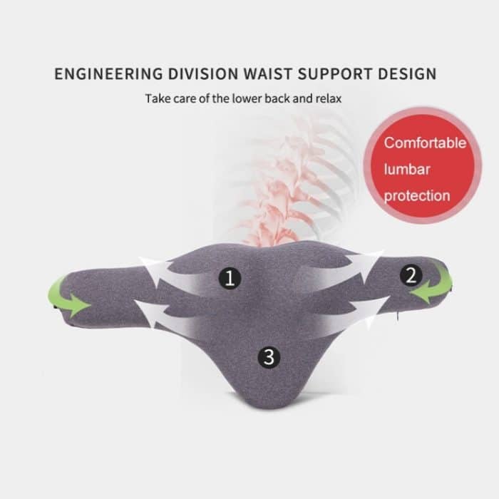 Slow Rebound Memory Foam Lendenkissen Nackenkissen Auto-Kopfstütze – Bild 4