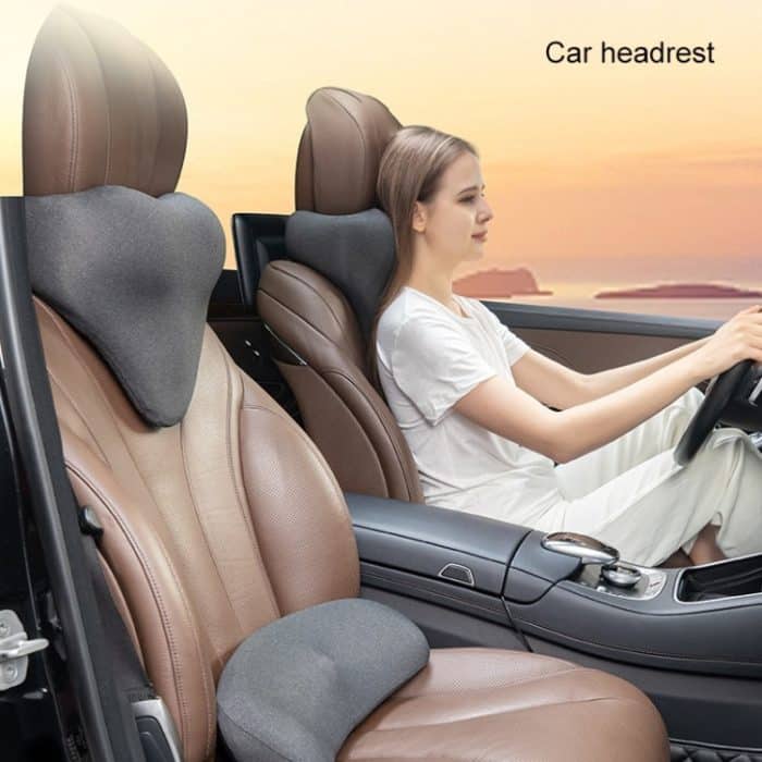 Slow Rebound Memory Foam Lendenkissen Nackenkissen Auto-Kopfstütze – Bild 6