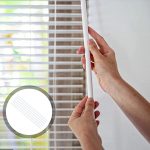 Jalousienstange, verstellbare Lichtleiste mit Hakengriff, 12 Inch Aluminum Alloy Rotary Rod