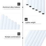 Jalousienstange, verstellbare Lichtleiste mit Hakengriff, 12 Inch Aluminum Alloy Rotary Rod – Bild 3