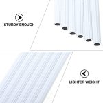 Jalousienstange, verstellbare Lichtleiste mit Hakengriff, 12 Inch Aluminum Alloy Rotary Rod – Bild 4