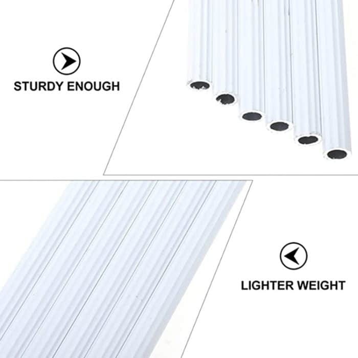 Jalousienstange, verstellbare Lichtleiste mit Hakengriff, 12 Inch Aluminum Alloy Rotary Rod – Bild 4