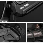 WILD MAN XT7 1,2L Mountainbike EVA Hartschale wasserdichte, verschleißfeste Hecktasche, XT7(Sun), XT7(Twill) – Bild 6