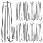 2 Sets Vier-Klauen-Haken-Set für Vorhang-Ersatzhaken, 2 Sets Four Claw Hook – Bild 2