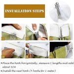 2 Sets Vier-Klauen-Haken-Set für Vorhang-Ersatzhaken, 2 Sets Four Claw Hook – Bild 6