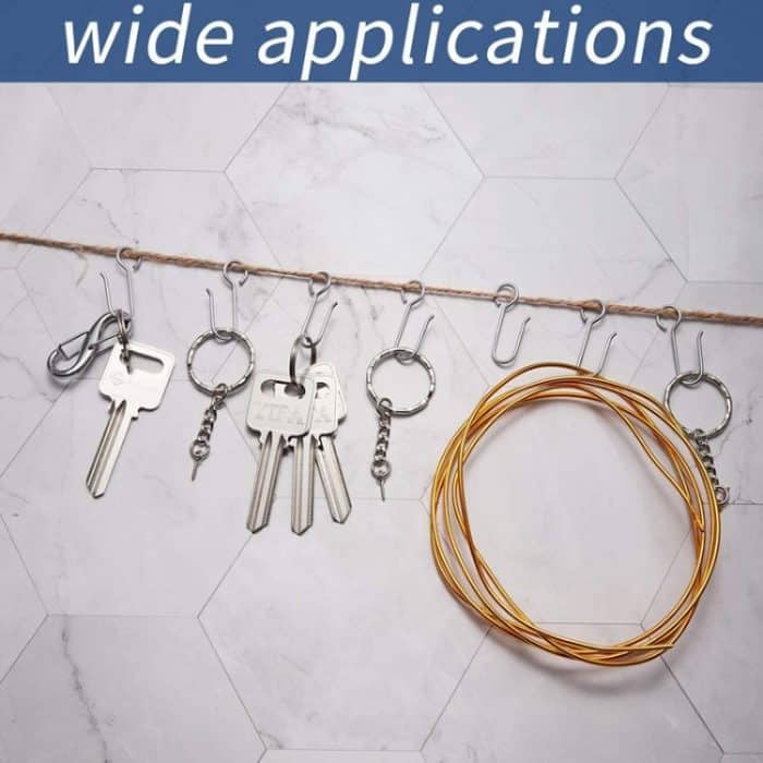 Set Vorhang-Zubehör für einfache Ersatzhaken, 20PCS Metal Hook – Bild 6