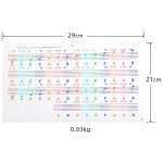 5PCS Kinder Klavier Tastatur Farbe Aufkleber Musikinstrument Zubehör, QT-005, QT-005-A, QT-0302 – Bild 5