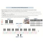 5PCS Kinder Klavier Tastatur Farbe Aufkleber Musikinstrument Zubehör, QT-005, QT-005-A, QT-0302 – Bild 6