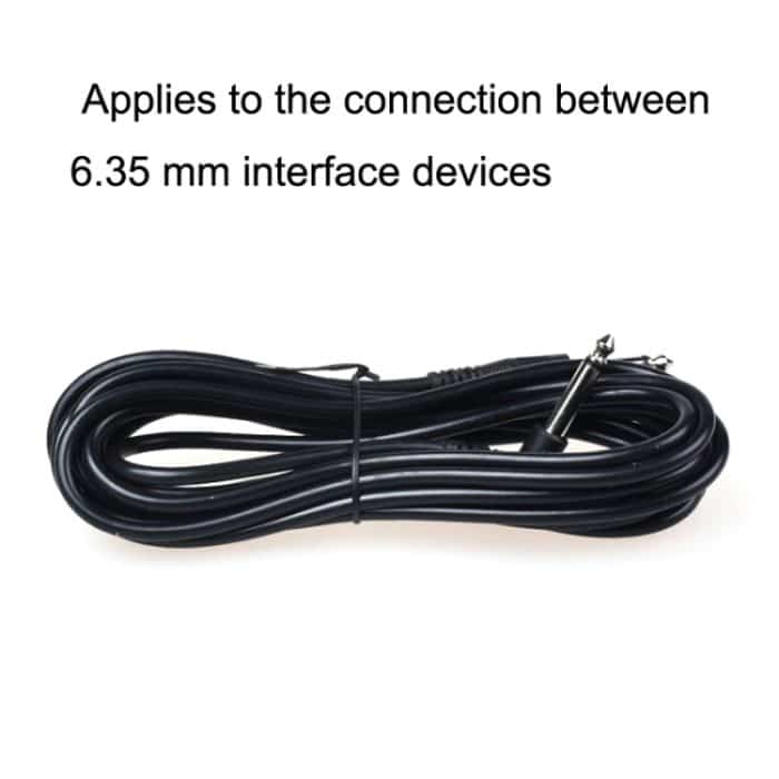 5 Stück Bayse Folk Audio geräuschreduzierendes Gitarren-Verbindungskabel, Größe:, 3m, 5m – Bild 3
