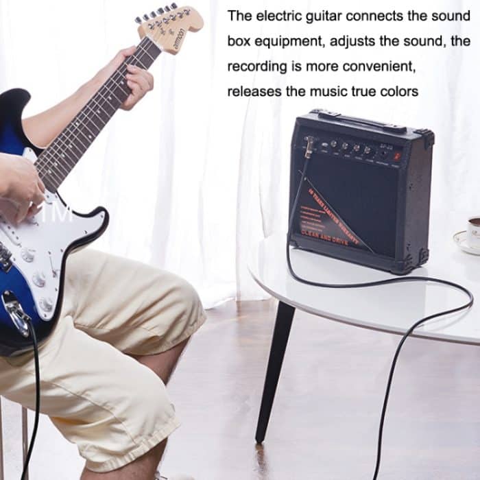 5 Stück Bayse Folk Audio geräuschreduzierendes Gitarren-Verbindungskabel, Größe:, 3m, 5m – Bild 5