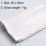 10PCS Wind Gitarre Reinigungstuch Klavier Wischen Jean Tuch, Gray – Bild 5