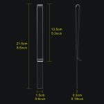 1 Paar PJ1226 Music Spectrum Clipplane Tabulatur-Clip Musik-Song-Clip, Transparent – Bild 3