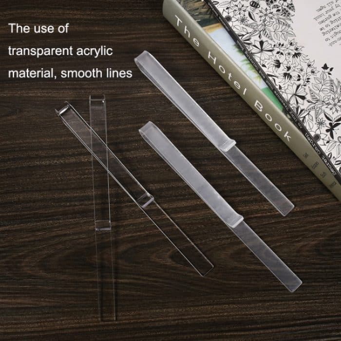 1 Paar PJ1226 Music Spectrum Clipplane Tabulatur-Clip Musik-Song-Clip, Transparent – Bild 4