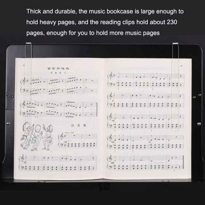 1 Paar PJ1226 Music Spectrum Clipplane Tabulatur-Clip Musik-Song-Clip, Transparent – Bild 6