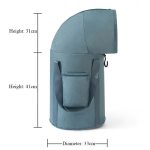 Faltbarer Fußbadeeimer, Knie-Fußwanne, tragbare Badetasche für Reisen, Camping – Bild 6