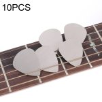 10 Stück Daumenfinger Metall Edelstahl Bayse Gitarrenpaddel, Steel Bayse Guitar Paddles