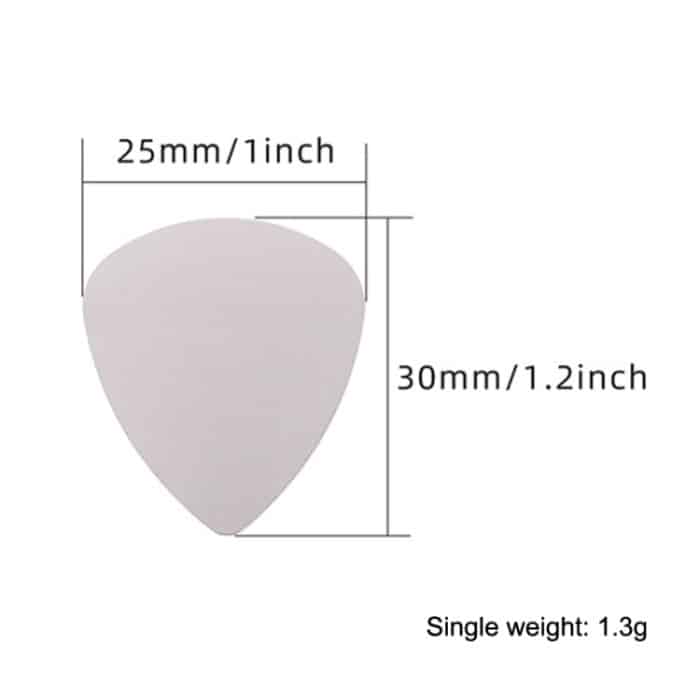 10 Stück Daumenfinger Metall Edelstahl Bayse Gitarrenpaddel, Steel Bayse Guitar Paddles – Bild 3