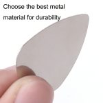 10 Stück Daumenfinger Metall Edelstahl Bayse Gitarrenpaddel, Steel Bayse Guitar Paddles – Bild 4