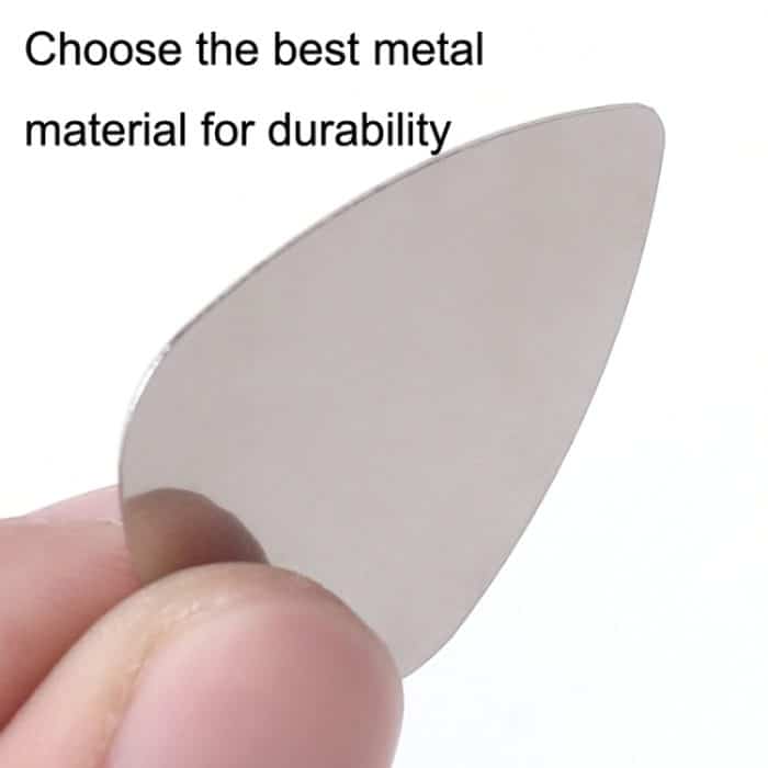 10 Stück Daumenfinger Metall Edelstahl Bayse Gitarrenpaddel, Steel Bayse Guitar Paddles – Bild 4