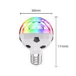 ZQMQD-001 6 LEDs Buntes rotierendes Licht Home Magic Ball Atmosphärenlicht, Spezifikation:, Black White, Gold, Red, Full Red Light, White+Universal Holder, White+Insert Holder, Gold+Universal Holder, Gold+Insert Holder, Red+Universal Holder... – Bild 3