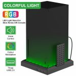 Für Xbox Series X S Charging Cooling Fan Base RGB Colorful Light Charger Bracket – Bild 2