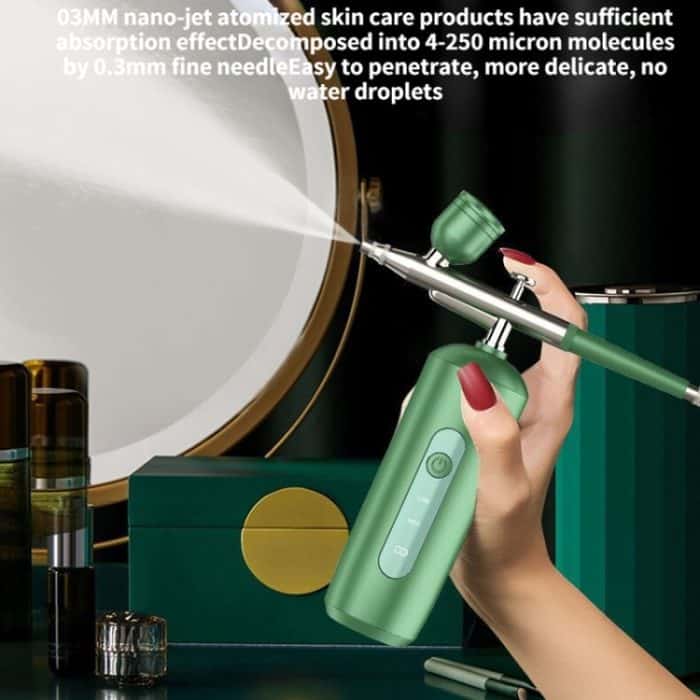 Handheld Home Sprayer Gesicht Hochdruck Sauerstoff Hydration Beauty Instrument, 2133 Green – Bild 4