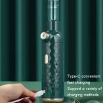 Tragbarer Oxygenator, Hochdruck-Hydratationszerstäubung, handgehaltener Gesichtsdampfer, AR61806 Dark Green – Bild 5