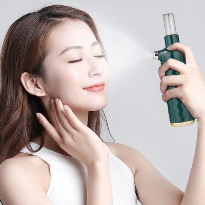 Tragbarer Oxygenator, Hochdruck-Hydratationszerstäubung, handgehaltener Gesichtsdampfer, AR61806 Dark Green – Bild 6