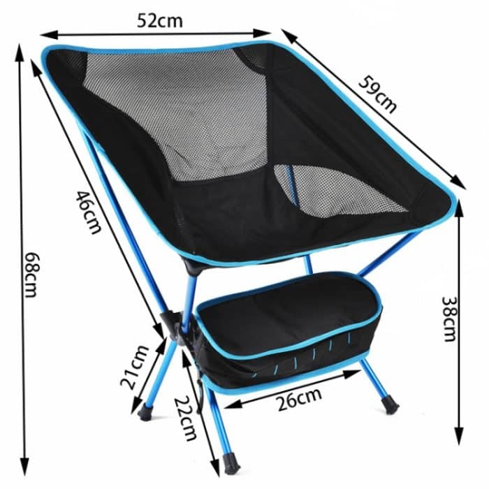 Outdoor Camping Lounge Beach Tragbarer Klappstuhl, Folding Chair – Bild 3