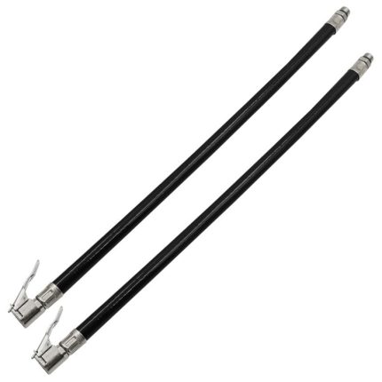 2 Stück Fahrrad-Autoreifen-Gummischlauch-Pumpendüse, Spezifikation:, 9.5mm Black, 12.5mm Black, 9.5mm Blue, 12.5mm Blue