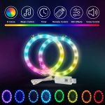 Für PS5 RGB Lights Strips 8 Farben Mehrere Dekorations-LED-Leuchten mit Fernbedienung – Bild 3