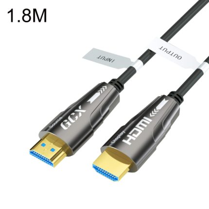 HDMI 2.0-Stecker auf HDMI 2.0-Stecker, aktives optisches 4K-HD-Kabel, Kabellänge:, 1.8m(Grey), 3m(Grey), 5m(Grey), 8m(Grey), 10m(Grey), 15m(Grey), 20m(Grey), 25m(Grey), 30m(Grey), 35m(Grey), 40m(Grey), 45m(Grey), 50m(Grey), 60m(Grey), 70m(Grey), 80m(Gr...