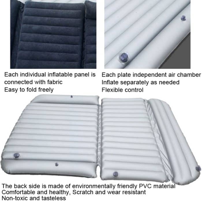 ZQ-418 SUV-Heckkoffer-aufblasbares Bettkissen-Reise-Universal-Luftbett, Blue Black, Dark Green – Bild 5