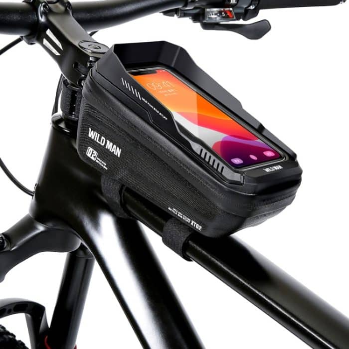 TBD0603033301A.jpg WILD MAN XT2 1L Fahrrad-EVA-Hartschale, wasserdichte Handy-Touchscreen-Beam-Tasche, XT2(Twill), XT2(Solar) – Bild 1