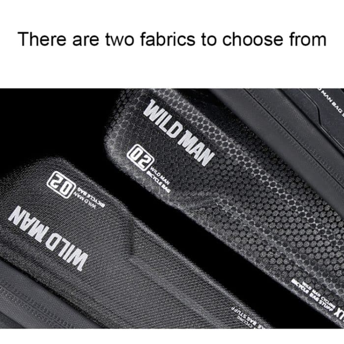 WILD MAN XT2 1L Fahrrad-EVA-Hartschale, wasserdichte Handy-Touchscreen-Beam-Tasche, XT2(Twill), XT2(Solar) – Bild 5