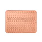 TPR verdickte Thermal Pad Wave Pattern Drain Anti-Rutsch-Matte, Khaki Pink, Khaki Gray, Khaki Blue