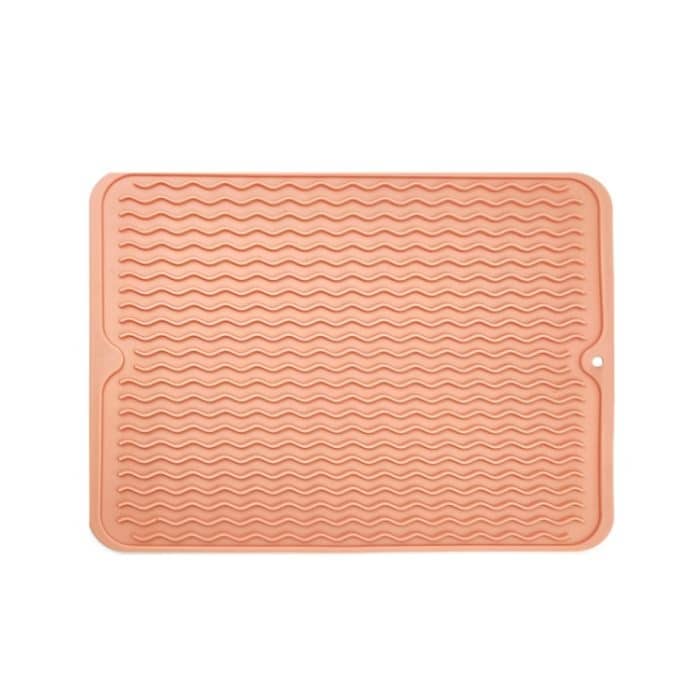 TBD0603036101A.jpg TPR verdickte Thermal Pad Wave Pattern Drain Anti-Rutsch-Matte, Khaki Pink, Khaki Gray, Khaki Blue – Bild 1